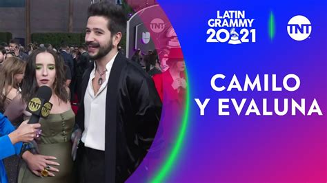 Camilo Y Eva Luna En La Alfombra Roja Latin Grammy® 2021 Youtube