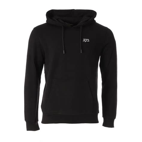 Sweat à Capuche Noir Homme Lee Cooper Odalo681 Espace des marques