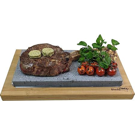 Amazon Nutrichef Cooking Stone Grill Set Hot Lava Rock Sizzling Plate For Steak Bbq