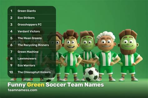 Funny Soccer Team Names The Ultimate List