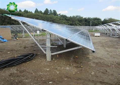 Ground Material Pole Solar Mounting System PV Racking System Ground