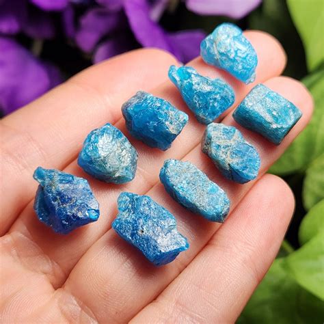 Blue Apatite Crystal Blue Apatite Blue Apatite Stone Raw Blue Apatite Apatite Stone Apatite ...