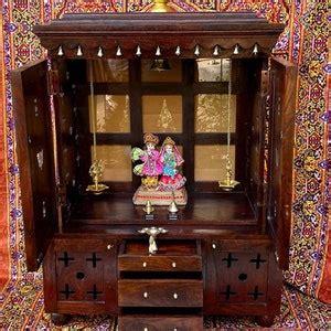 Hindu Mandir/home Temple/wood Temple /home Temples/wood Indian Temple ...