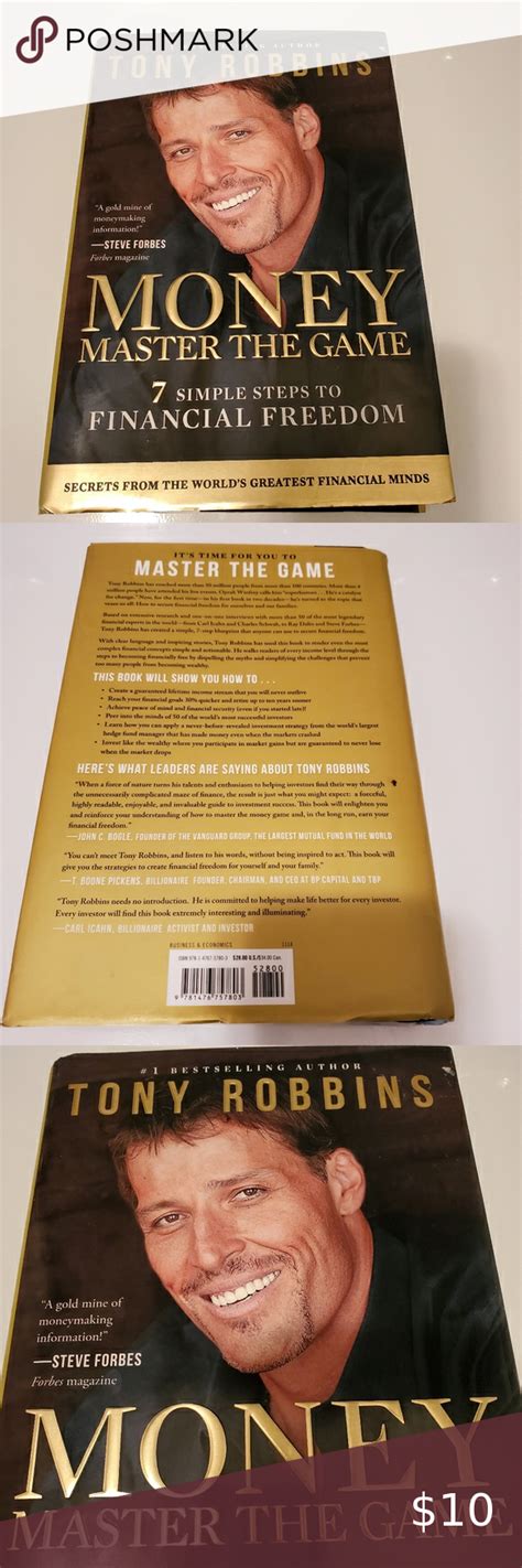 Tony Robbin's Money Master the Game Book Tony Robbins Money, The Game ...