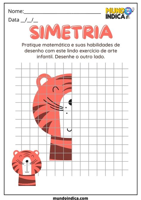 Atividades De Simetria Para Educa O Infantil Para Imprimir