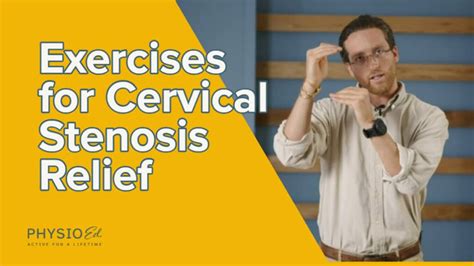 Cervical Stenosis Relief: 3 Effective Exercises To Alleviate Neck Pain ...