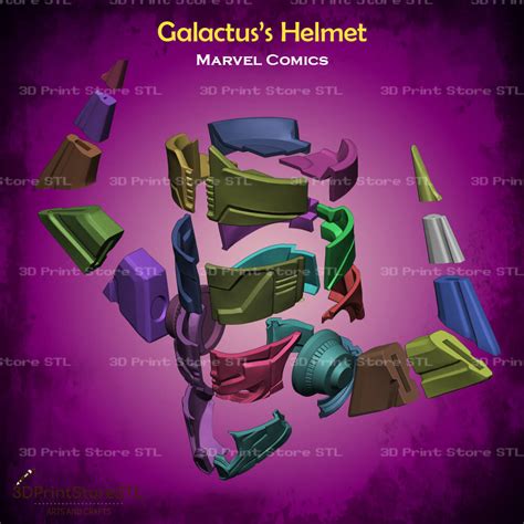 Galactus Helmet Cosplay Marvel Comics - 3D Model by 3dprintstorestl