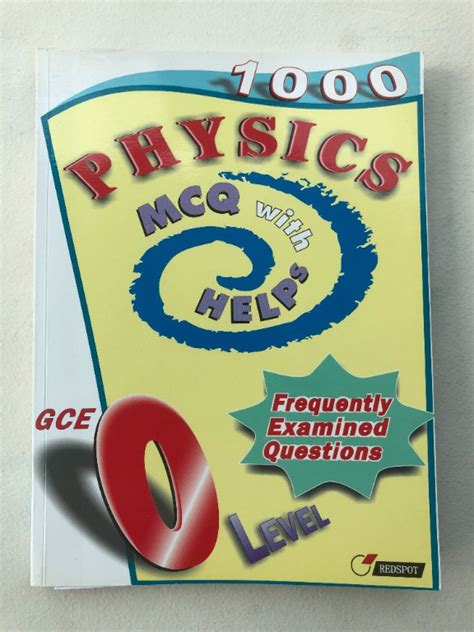 1000 GCE O Level Physics MCQ With Helps Hobbies Toys Books