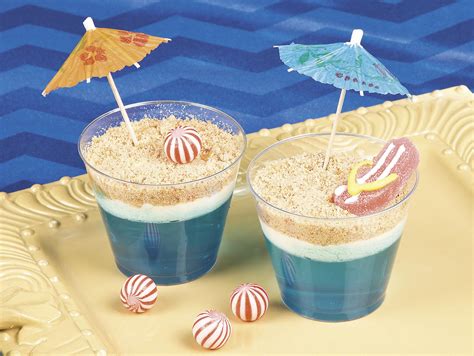 Beach Scene Dirt Cups Recipe Fun365