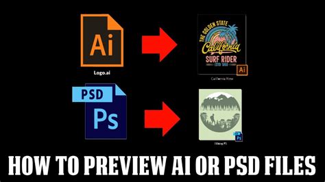 How To Preview Ai Or Psd Files Without Opening See Ai Or Psd Files