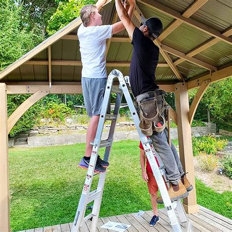 Out With The Old Gazebo And In With The New Yardistry Gazebo Old