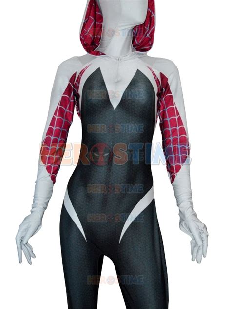 Prodotto 3d Print Spider Gwen Stacy Spandex Lycra Zentai Spiderman