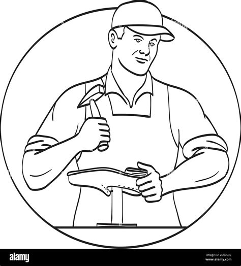 Cobbler Clipart Black And White