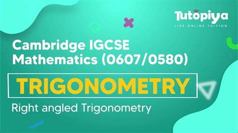 🌈 Mastering Trigonometry Cambridge Igcse Math 📐 Youtube