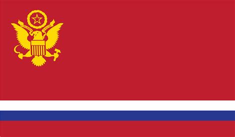 The Flag Of The Usra United Socialist Republic Of America A Soviet