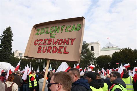 Warszawa Zablokowana Trwa Protest Rolników [zdjĘcia] Wgospodarce Pl