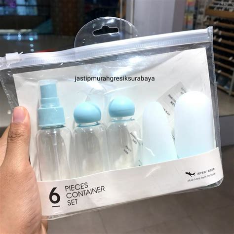 Jual Miniso Container Bottle Travel Kit Botol Travel Botol Sanitizer