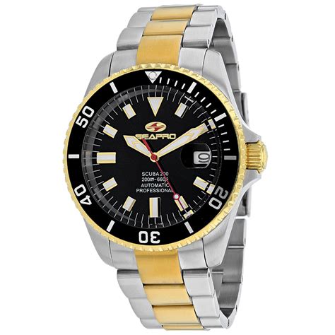 Seapro Men's Scuba 200 Black Dial Watch - SP4326 | Seapro Watches