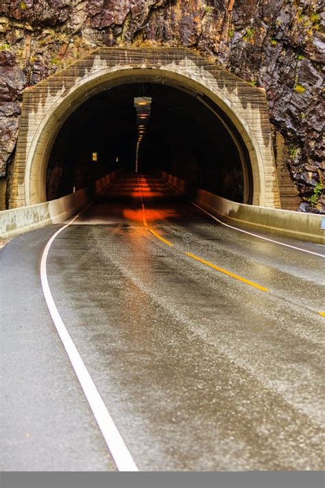 Tunnel on the Norwegian Mountain Road Stock Photo - Image of norwegian ...