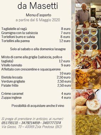 Ristorante Masetti Zola Predosa Ristorante Recensioni Numero Di