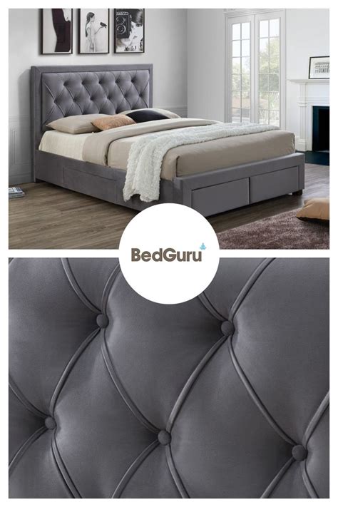 Stylish Bed Frame With Storage Grey Bed Frame Grey Bedding Bed