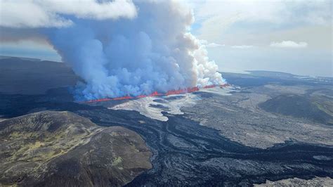 Emergency Declared After Volcano Erupts In Iceland Creating Major