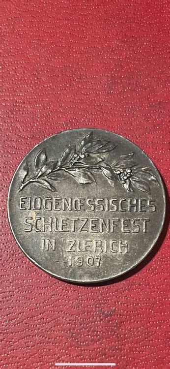 Silbermedaille Z Rich Eidg Sch Tzenfest Kaufen Auf Ricardo