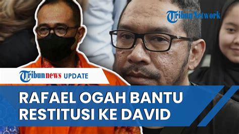 Perdana Pengakuan Rafael Alun Di Sidang Mario Dandy Ogah Bantu