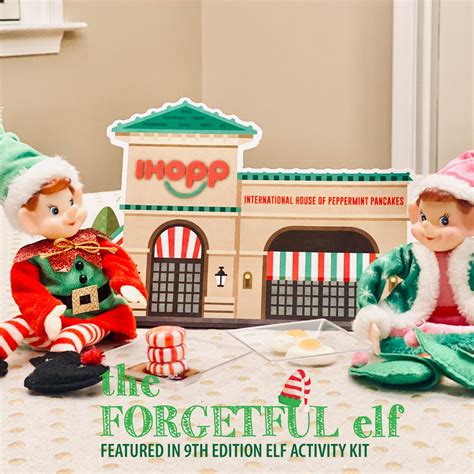 Elf Peppermint Pancake Breakfast Elf Scene Elf Activity - Etsy