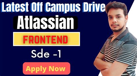 Atlassian Hiring Sde 1 Software Engineer Freshers Latest Off Campus Drive 2022 Job