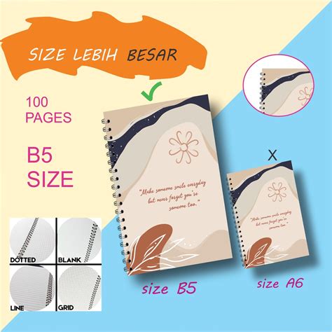 Jual NOTEBOOK NOTES BOOK JURNAL JOURNAL B5 BUKU CATATAN BUKU TULIS