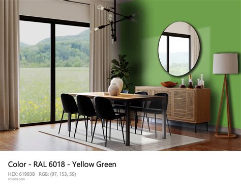 About RAL 6018 Yellow Green Color Color Codes Similar Colors And