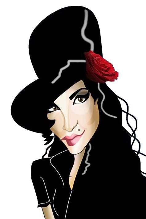 Caricatura Amy Winehouse Em Png