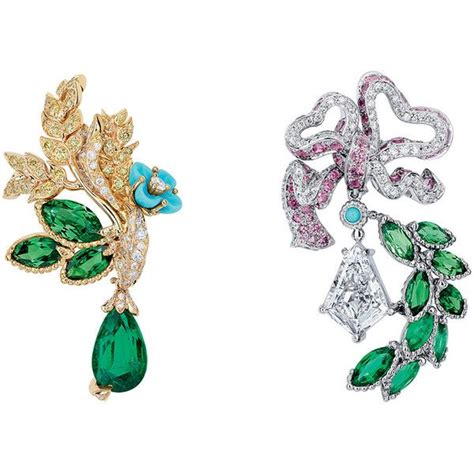 Dior à Versailles, côté Jardins顶级珠宝系列 liked on Polyvore featuring ...