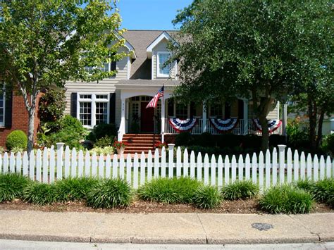 White Picket Fence House