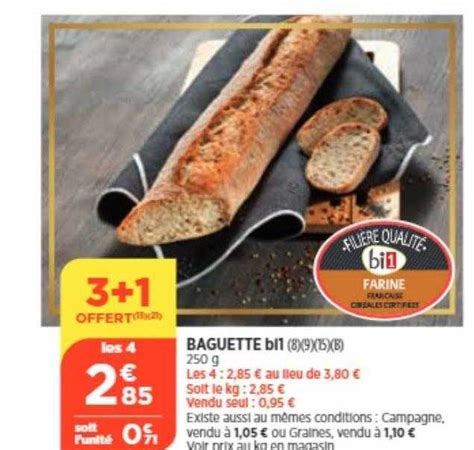 Promo Baguette Bi Chez Bi Icatalogue Fr