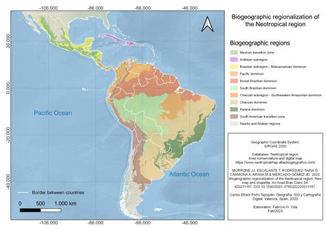 Thematic map - Biogeographic regions | Spatialnode