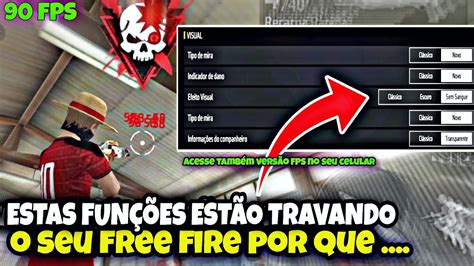 COMO TIRAR O LAG DO FREE FIRE NA NOVA ATUALIZAÇÃO COMO FAZER O FREEFIRE