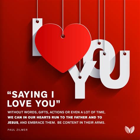 Saying I love you — Williamsburg Christadelphian Foundation