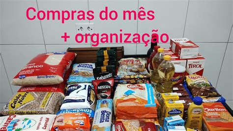 Compras Do M S Organizando O Arm Rio E O Freezer Youtube