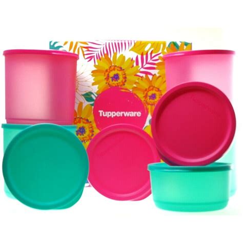 Free Shipping Tupperware Summer Fresh Round L Ml Airtight