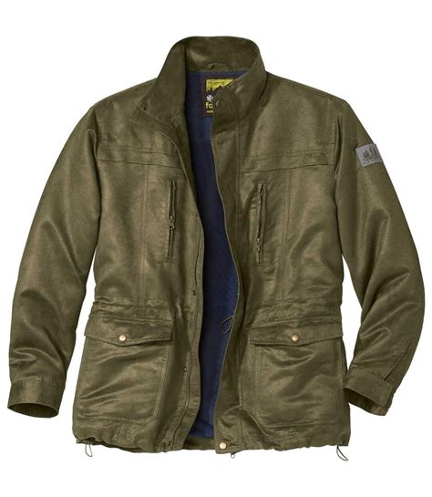 Safari-Jacke Outdoor in Wildlederoptik | Atlas For Men
