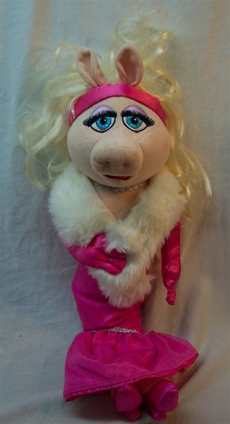 Walt Disney The Muppets Miss Piggy In Fancy Pink Dress 20 Plush