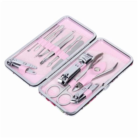 12Pcs/Set Manicure Set Pedicure Scissor Nail Clipper Kit Nail Tools ...