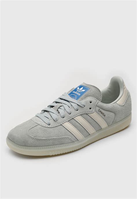 Tênis Adidas Originals Samba Og Cinza Compre Agora Dafiti Brasil