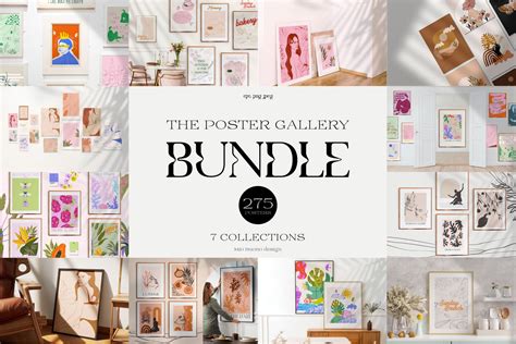 Poster Gallery Bundle | Decorative Illustrations ~ Creative Market