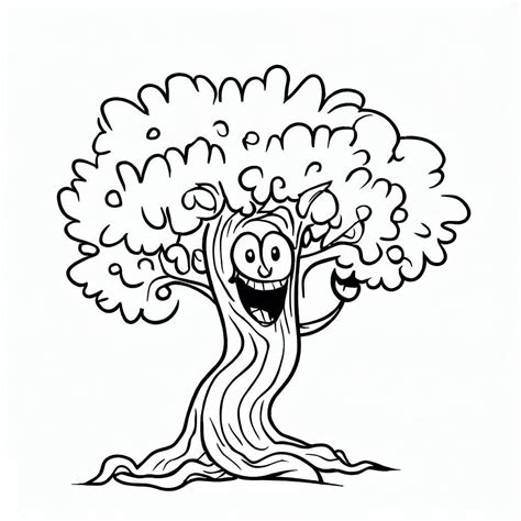 coloriage arbre pommier telecharger  imprimer gratuit sur