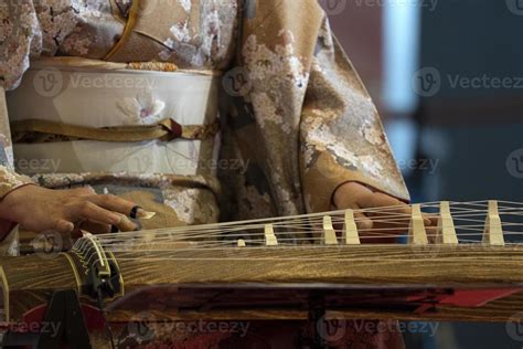 Koto japanese harp 18808537 Stock Photo at Vecteezy