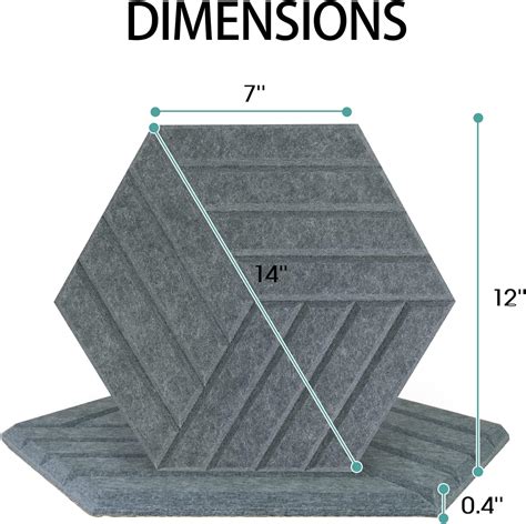 Krightlink Paquete De Paneles Ac Sticos Hexagonales Autoadhesivos