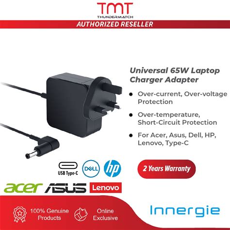 Innergie W Universal Laptop Power Adapter Compatible With Asus